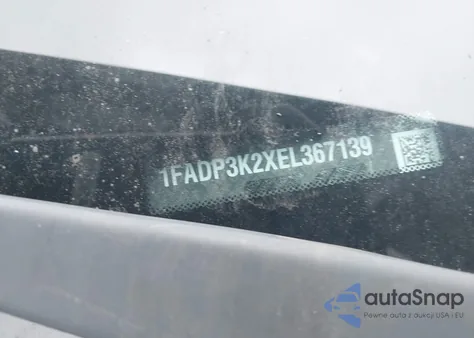 2014 Ford Focus Se из США, поврежденный, VIN 1FADP3K2XEL367139